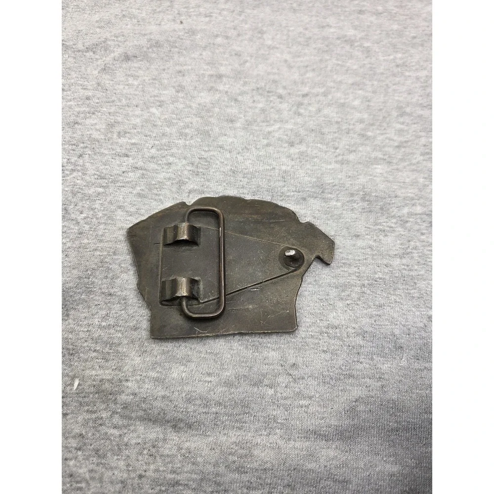 Rare Vintage Antique Solid Brass Toyota Land Cruiser Heavy Belt Buckle Mens